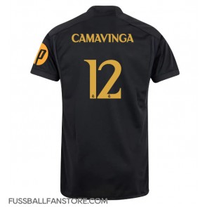 Real Madrid Eduardo Camavinga #12 Replik 3rd trikot 2023-24 Kurzarm